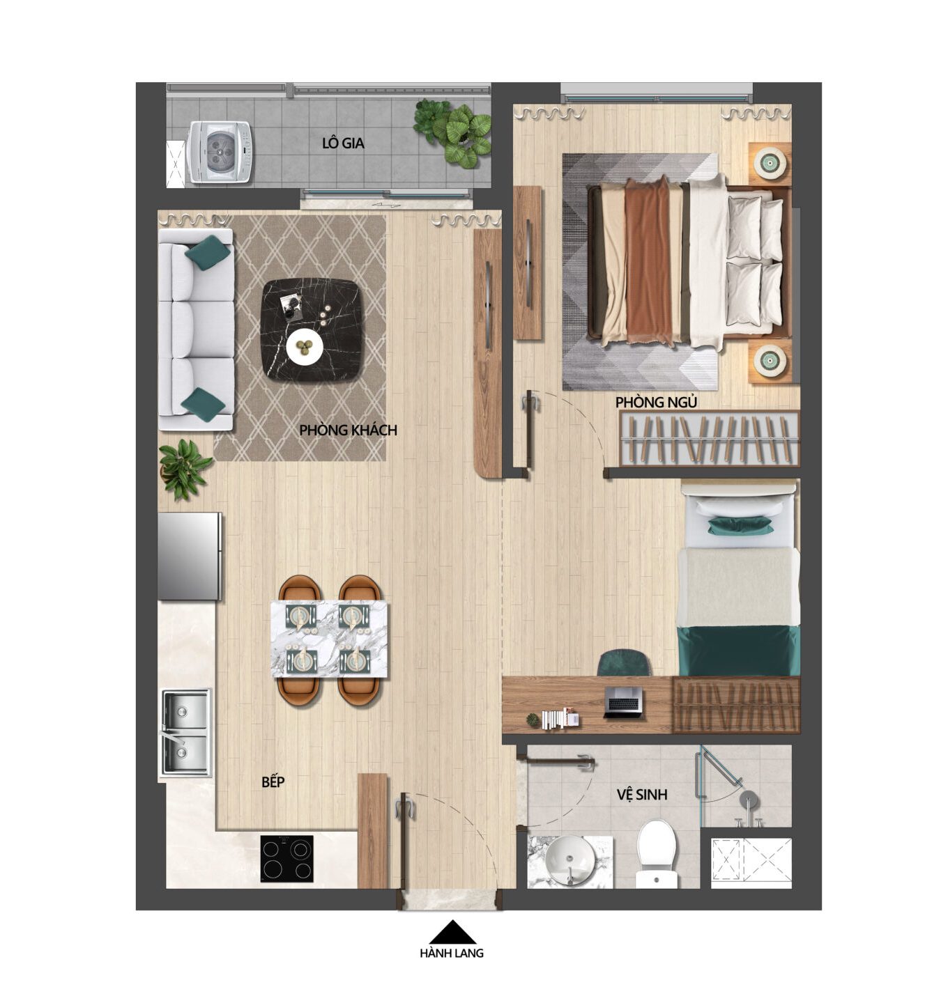 1PN+ Floorplan